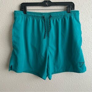 Gymshark Teal 5” Lined Swim Trunks Shorts